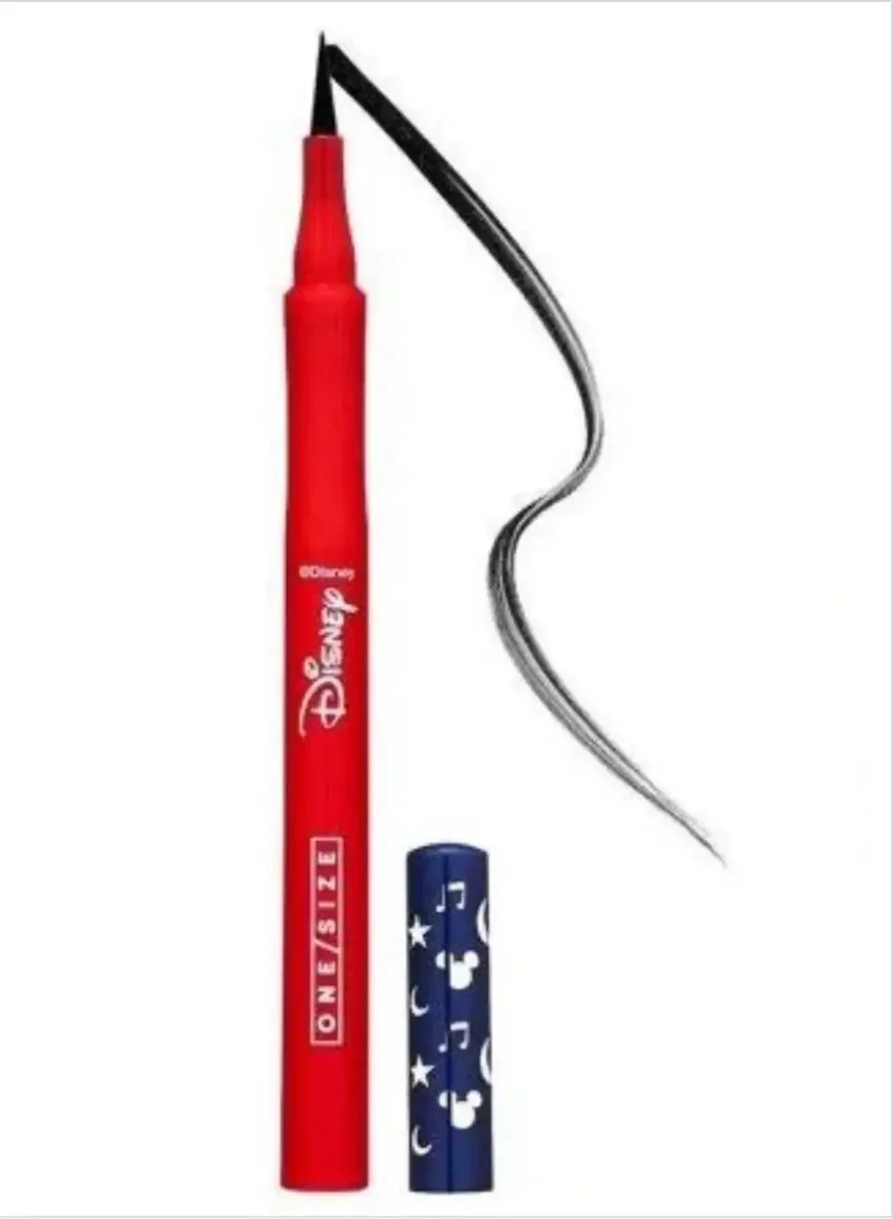 ONE/SIZE Liquid Black Eye Liner Pen Point Made 24 Hr - Bodacious Black NIB